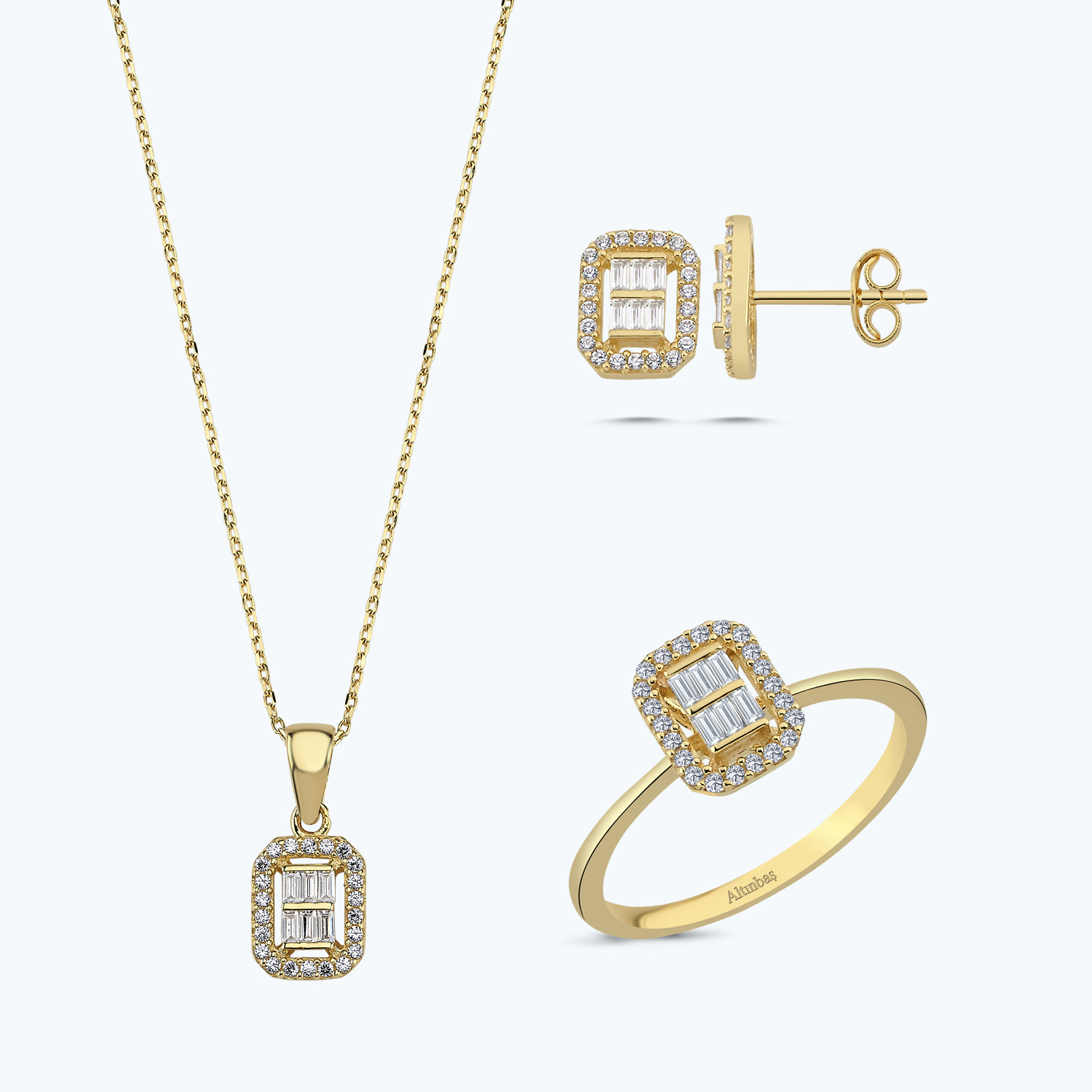 Altın Üçlü Baget Set 25608