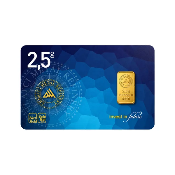 2,5 Gr Külçe Altın · 24 Ayar · 2,5 gram